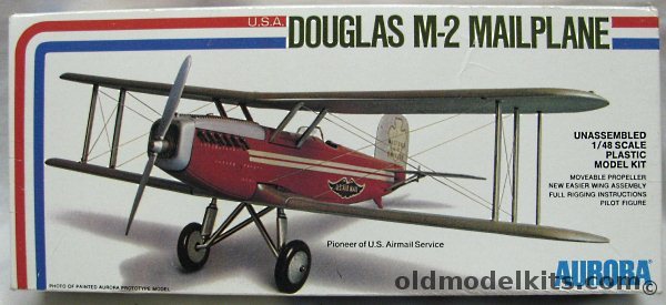 Aurora 1/48 Douglas M-2 Mailplane - Western Air Express M2, 775 plastic model kit